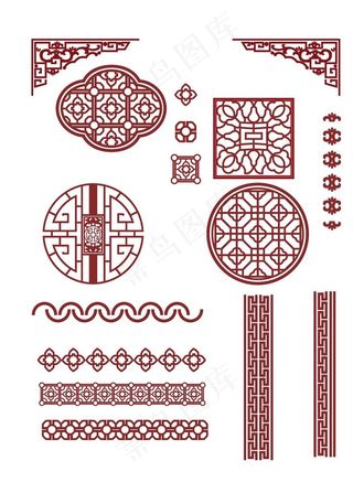 中式古典花纹图片