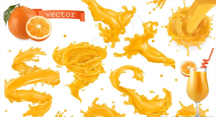 橙汁图片