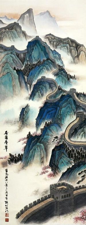 居庸叠翠图图片