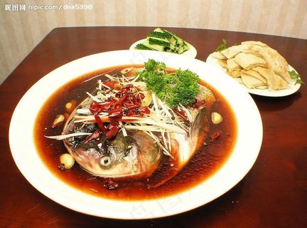 清蒸鱼头图片