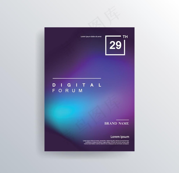 光影科技感海报图片