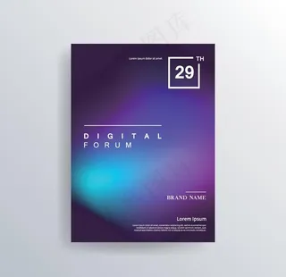 光影科技感海报图片