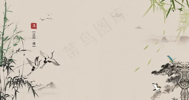 古风中国风拍照墙图片 古风中国风拍照墙图片