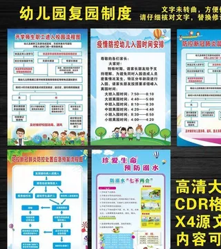 幼儿园复园的制度  流程图图片