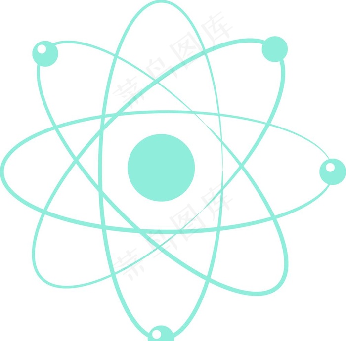 素材环状分子结构图片ai矢量模版下载