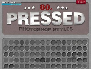 超酷质感凹陷图层样式