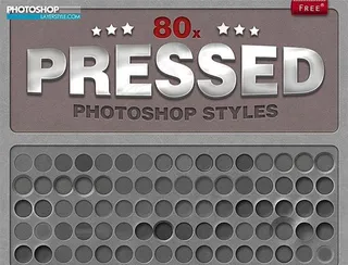 超酷质感凹陷图层样式