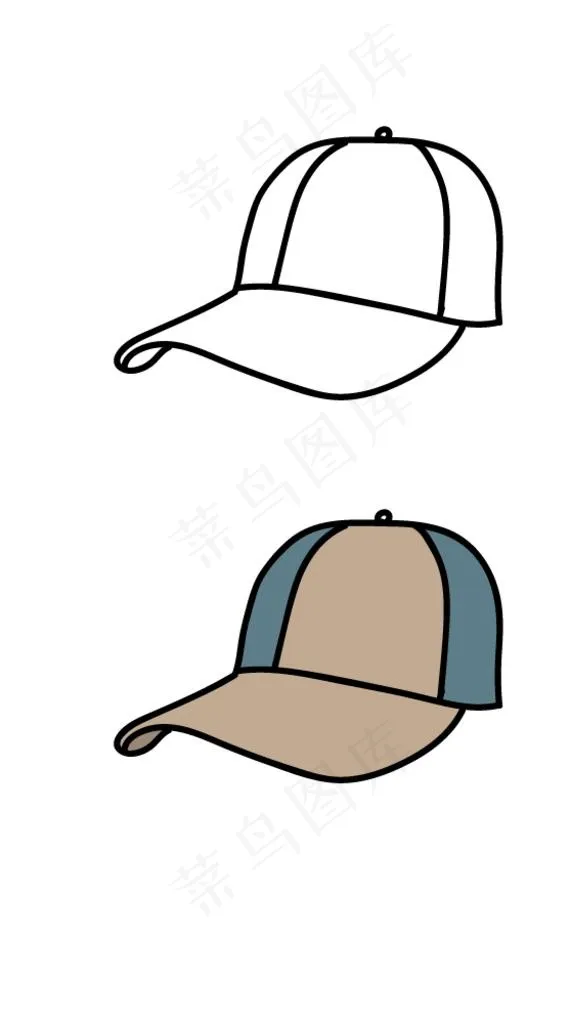 帽子图片ai矢量模版下载
