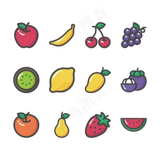 卡通水果图片