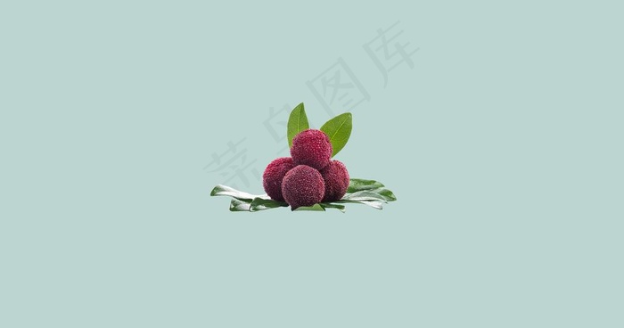 简约杨梅电脑壁纸图片