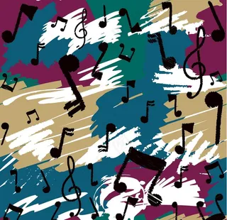 涂鸦 音符 迷彩图片