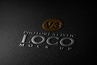 逼真logo样机图片