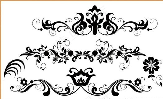 藤蔓 树叶 植物花纹图片