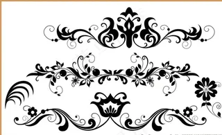 藤蔓 树叶 植物花纹图片