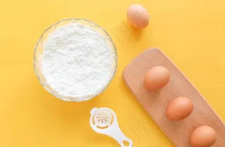 鸡蛋面粉背景图片