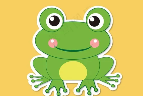 卡通手绘青蛙动物图片