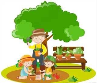 卡通儿童插画图片