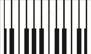 钢琴键图片