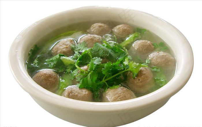 牛肉丸汤图片