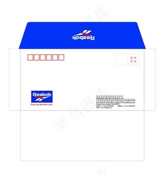 5号西式信封模板图片