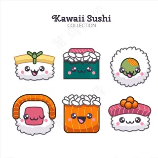 卡通寿司图片