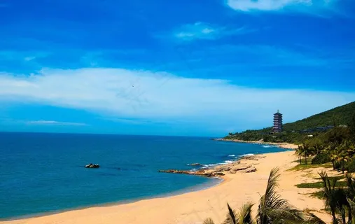 南海沙滩图片