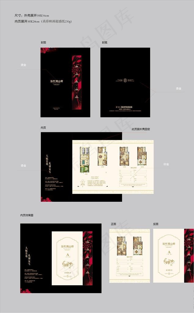 地产视觉VI 地产形象包装图片