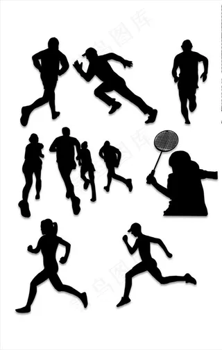 人物剪影图片