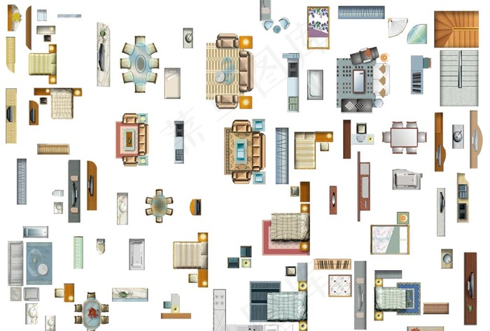 家居平面素材图片