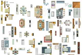 家居平面素材图片