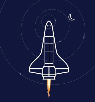 卡通火箭素材图片