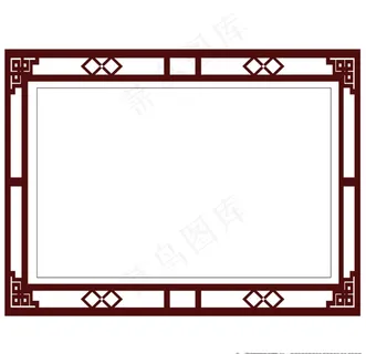 中式边框图片