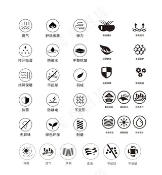 亲肤透气纺织图标图片