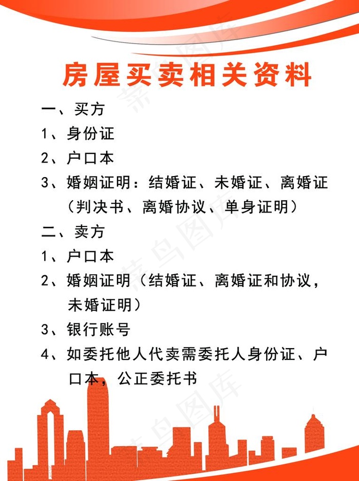 房屋买卖相关资料图片psd模版下载