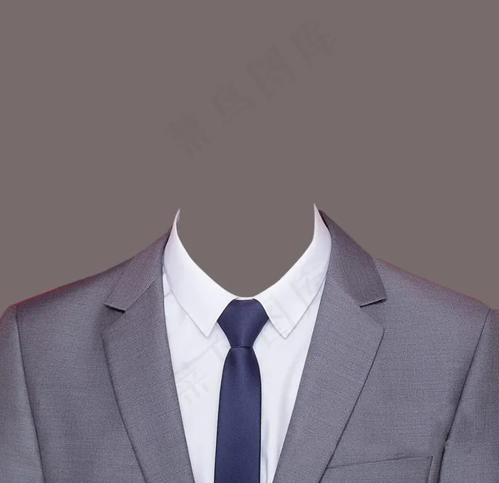 西装图片psd模版下载