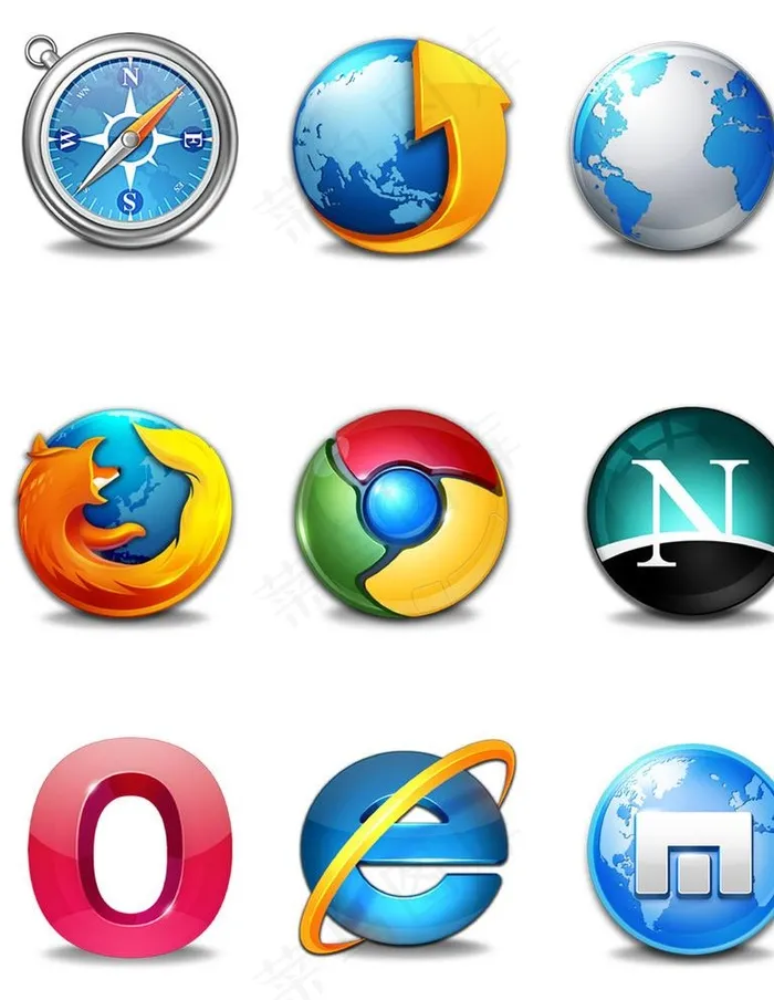 浏览器图图标图片(9300X11910(DPI:762))psd模版下载