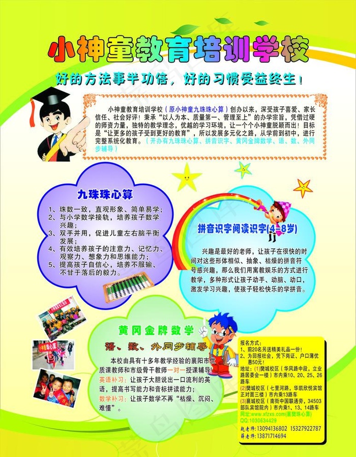 教育培训图片cdr矢量模版下载