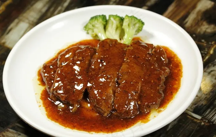 黑椒牛排图片