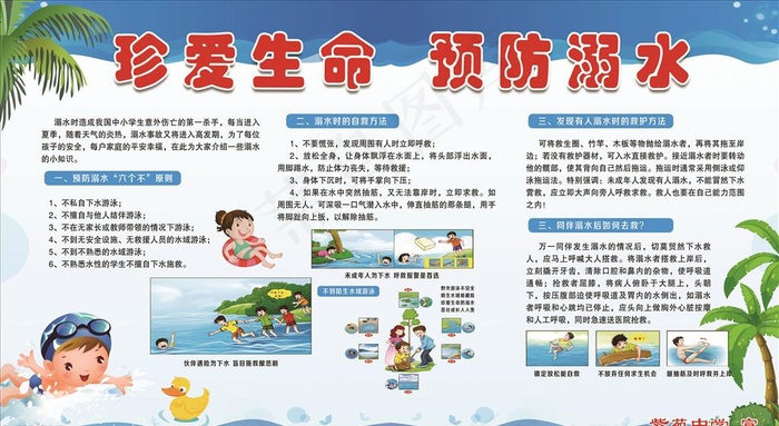 珍爱生命 预防溺水 六不准图片