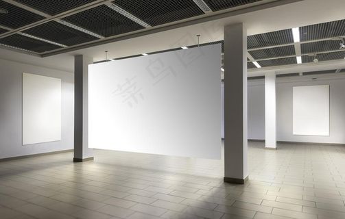 室内广告样机图片