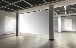 室内广告样机图片