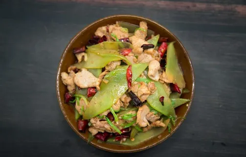 农家炒菜 莴笋炒肉图片 农家炒菜 莴笋炒肉图片