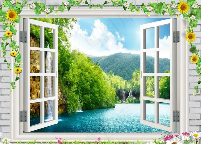 窗外的风景图片