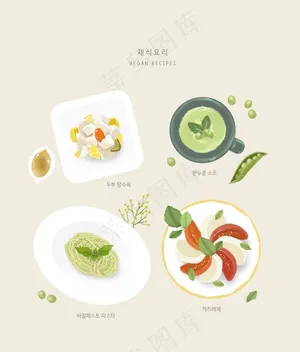 手绘美食海报图片