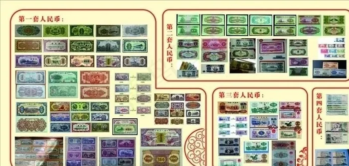 人民币样版图片(2000X1000)cdr矢量模版下载