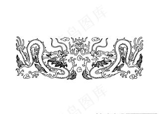 古代纹样青铜器纹理图片