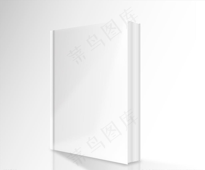 透视空白书样机图片ai矢量模版下载