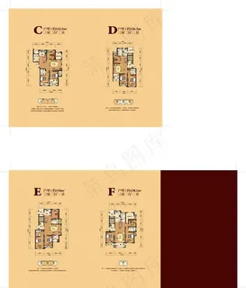 房地产广告 房地产 户型图图片