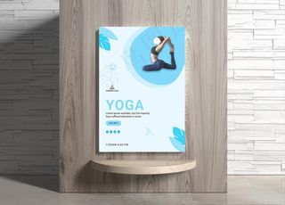 瑜伽海报图片