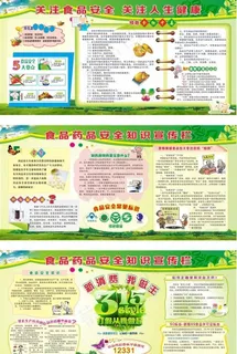 食品药品安全宣传栏图片